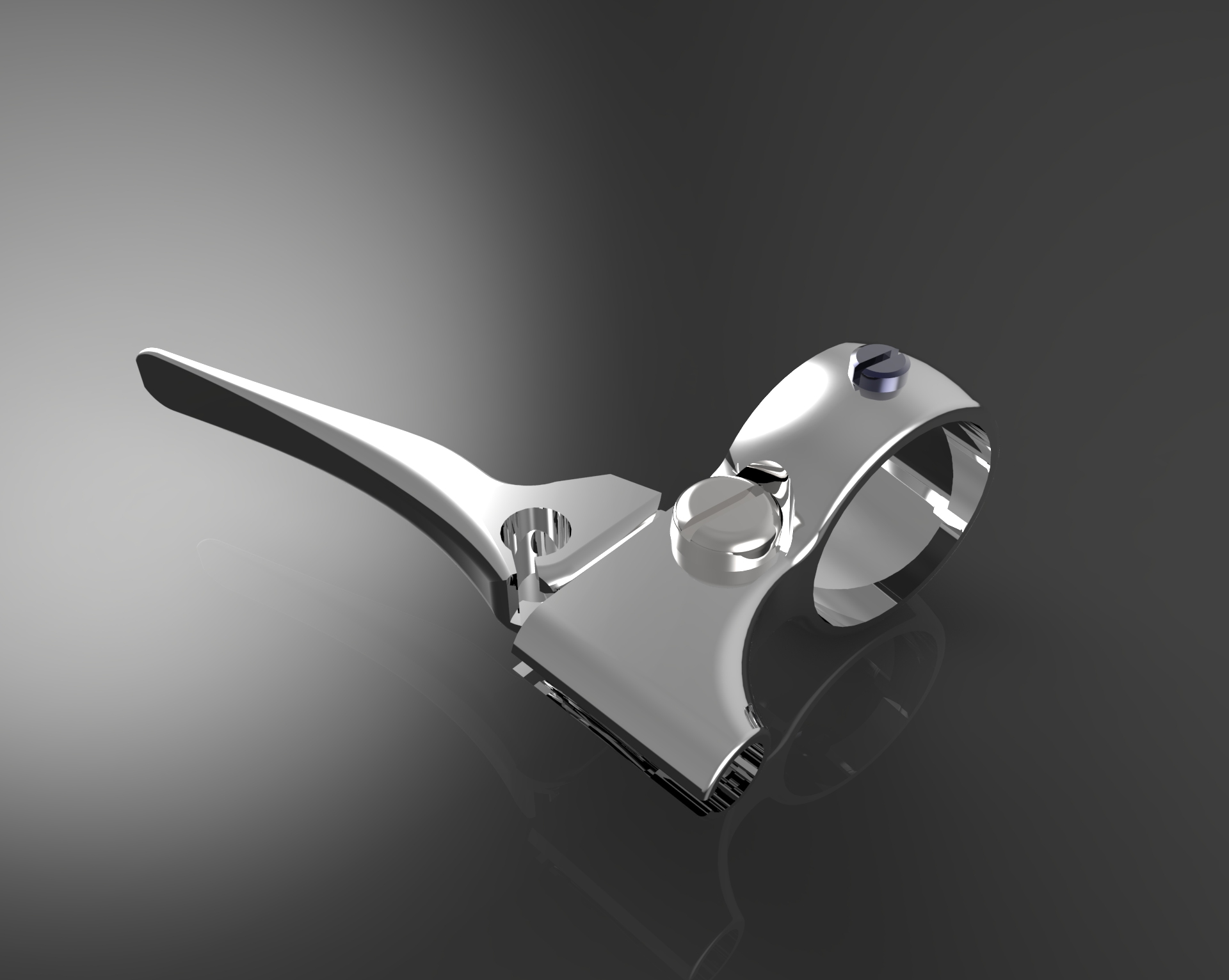 摩托车-车把控制杆